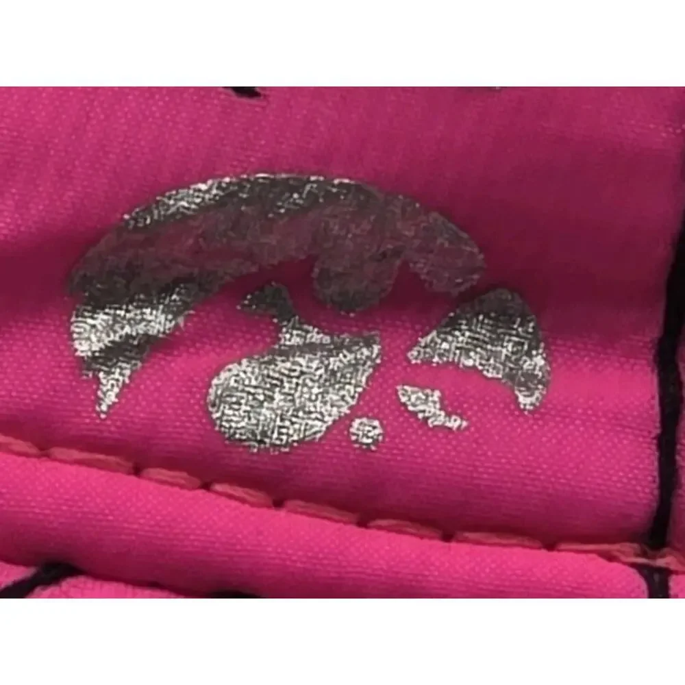 Iowa Hawkeyes Authentic Ladies Snapback Cap Hat Pink Black NCAA University Hawks